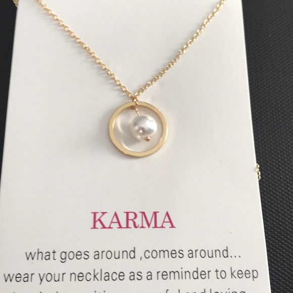 Unknown Jewelry - Karma Pendant necklace